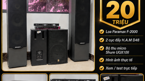 THANH LÝ TRỌN BỘ DÀN ÂM THANH KARAOKE – GIÁ 20 TRIỆU